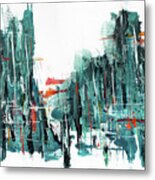 City Hussle Metal Print