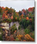 Cliffs Of Red River Valley Metal Print