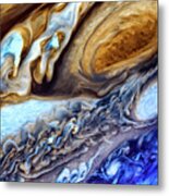 Close Up Of Jupiter Red Spot Metal Print