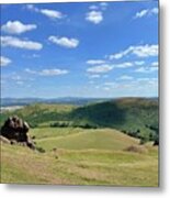 Clouds Over Caer Caradoc Metal Print