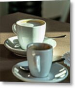 Coffee For Two Metal Print