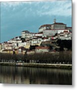 Coimbra City River View Metal Print