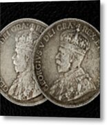 Coin Collecting - 1917 Canadian/newfoundland 50 Cent Face Metal Print