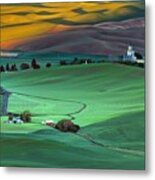 Color Variations On The Palouse Metal Print