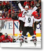 Colorado Avalanche V Calgary Flames Metal Print