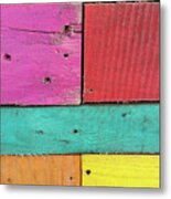 Colorful Boards In The Caribbean Metal Print