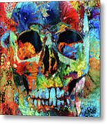 Colorful Skull Art - Hidden Gem - Sharon Cummings Painting by Sharon ...