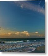 Colorful Sunrise Along The Atlantic Ocean Metal Print