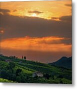 Colors Over The Valley Metal Print