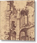 Colosseum By Hieronymus Cook - 02 Metal Print