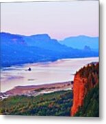 Columbia River Gorge Sunset Metal Print