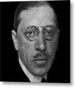 Composer  Igor Stravinsky Metal Print