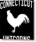 Connecticut Unicorns Metal Print