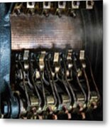 Contact Brushes Of A Rotor Metal Print