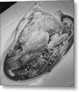 Cooked Chicken Metal Print