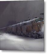 Copper Country Limited - Cold Night Metal Print