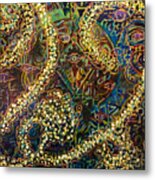 Cosmic Cells Metal Print