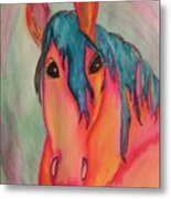 Cosmic Horse Metal Print