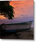 Costa Rica Boat Metal Print