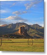 Crawford Valley Ranching Metal Print