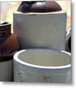 Crockery Still Life Metal Print