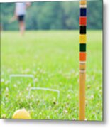 Croquet Metal Print