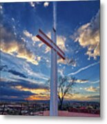 Cross Of The Martyrs - Historical Monument In Santa Fe New Mexico Metal Print