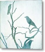 Crow Birds On Tree Bird 93 Metal Print