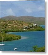 Culebra Lagoon-panorama Metal Print