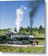 Cumbres And Toltec Locomotive 488 Metal Print