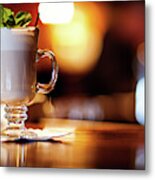 Cup Of Winter Warmth Metal Print