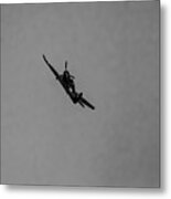 Curtiss Tp-40 Warhawk  -bw002 Metal Print