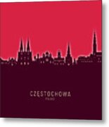 Czestochowa Poland Skyline #17 Metal Print