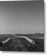 Dakota Access Pipeline Construction Metal Print