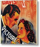 ''dark Victory'', With Bette Davis And George Brent, 1939 Metal Print