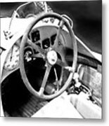 Dashboard Of A 1939 Auto Union Grand-prix Rennwagen Typ 3 Monoposto Race Car Metal Print
