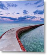 Dawn Over Water Trail - Dry Tortugas National Park Metal Print