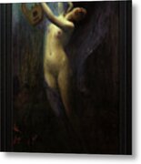 Death Of Sappho By Charles Amable Lenoir Old Master Reproduction Metal Print
