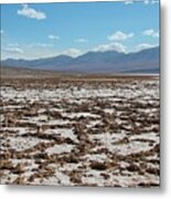 Death Valley Salt Flats Metal Print