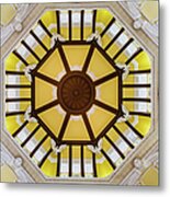 Decorated Ceiling At The Tokyo Station Metal Print