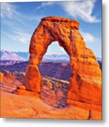 Delicate Arch, Arches National Park, Utah, Usa Metal Print