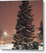 Denver Snow Metal Print