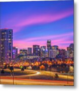 Denvers Morning Commute Metal Print