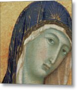 Detail From Madonna With Child And Six Angels Metal Print