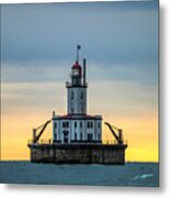 Detour Reef Lighthouse -0468 Metal Print