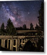 Devils Corral Nightscape Metal Print