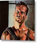 Die Hard Metal Print