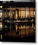 Dinner At The Museum Metal Print