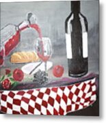 Dinner For Two Painting # 237 Metal Print