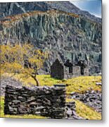 Dinorwic Slate Quarry North Wales Metal Print